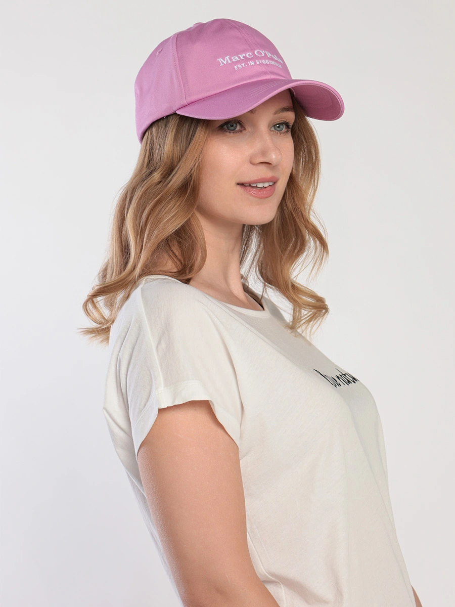 Бейсболка розового цвета из органического хлопка